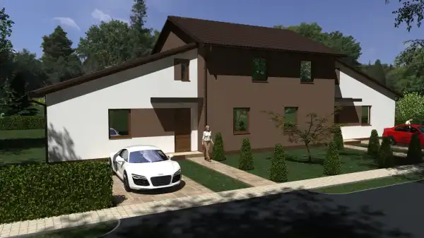 Eladó új építésű ikerház, Vácrátót 3+2 szoba 127 m² 84.9 M Ft