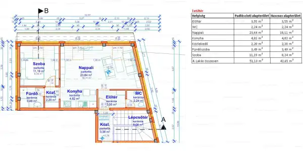 Eladó új építésű téglalakás, Vác 1 szoba 29 m² 37.7 M Ft